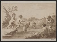 Six children swimming