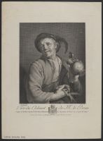 Man holding jug and fish