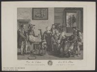 Interior scene with figures