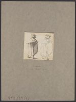 Large man with his back turned (L'homme au grand man teau vu de dos)