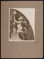 Cherub holding a torch