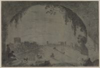 Circus of Maxentius at sunset