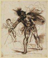 Cupid restraining Mars