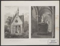 Tomb of Heloise and Abeillard in the cemetery of Pere la Chaise.