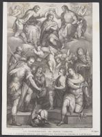 La Coronazione Di Maria Vergine e li S. Naborre, Felice, Gio. Baptista, Francesco, Chiara, e Catterina (The Coronation of the Virgin with Saints Nabor, Felix, John the Baptist, Fransis, Clare and Catherine)