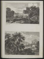 Landscape with buildings by a river