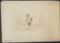 Rooster in a uniform