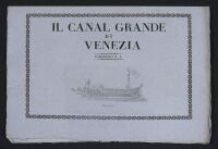 Il Canal Grande di Venezia Descritto da Antonio Quadri - cover  to folder 2