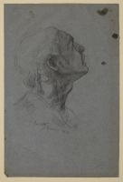 Head of a man, after Andrea del Sarto (recto)