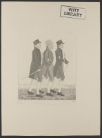 Three Social Friends. Mr. Robert Kay, Mr. Louis Cauvin, and Mr.  David Scott