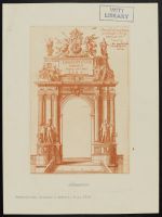 Design for a triumphal arch (Pope Innocent XIII)
