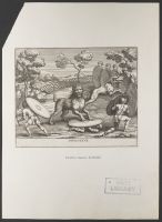 Plate 27 of ‘Le pitture antiche del sepolcro de Nasonii nella via Flaminia’: Caccia di Leoni