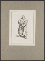 The fat beggar with eyes lowered (le mendiant obése aux yeux baissés)