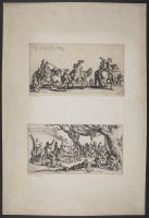 The feast of the bohemians (la halte des bohémien, les apprêts  du festin)