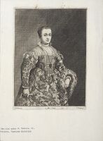 Portrait of a woman, three-quarter-length