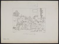 The Holy Family Served by Angels (La St. Famille servie par les Anges)