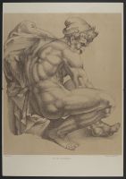 Nude male figure