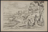 Landscape with a traveller