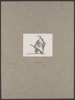 The potbellied man with the tall hat (l'homme au ventre tombant  et au chapeau trés élevé)