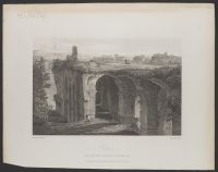 Rome, Ruins of the Palace of the Caesars, on the Palatine Hill