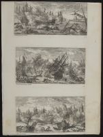Seascape with a battle