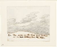 Cloud study (after Alexander Cozens' 'Engravings of Skies')