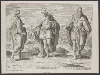 Portraits of Jotham, Achas and Hizkia