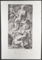 Plate 8: Ulysses receiving the winds in a leather bag from Aeolus