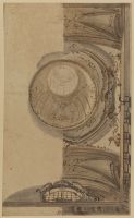 Design for an illusionistic ceiling (recto)
