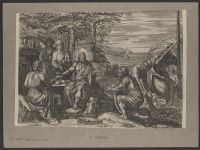 Christ calling Saint Andrew and Saint Peter to leave their nets