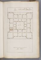 Page 62. Ground plan for the first floor of a palace.