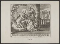 Teresa given a precious necklace by the Virgin and St Joseph