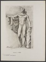 Frontal view of Archer Plate 4 from Signorum veterum icones, 100 plates plus  title-page, of etchings after classical sculpture, dedicated to  Johannes Wtenbogaard and Constantijn Huygens