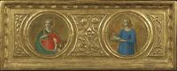 Saint Catherine of Alexandria and Saint Agnes (right panel)