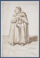 Caricature of the Procurateur General des Carmes in Rome