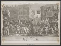 Industry and Idleness, Plate 12, The Industrious 'Prentice Lord-Mayor of London
