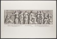 Plate 41 of 'Admiranda Romanarum Antiquitatum ac Veteris Sculpturae Vestigia': Palladis Artes