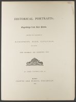 Frontispiece of Historical Portraits: Engravings from Rare Prints. Including the collections of Richardson, Rodd, Caulefield, and others, volume 2