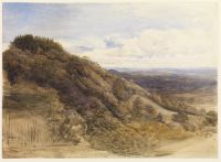 View of Box Hill, Surrey (recto)