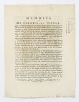 Memoirs of Sir Christopher Turnor