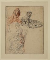 Three studies of female figures