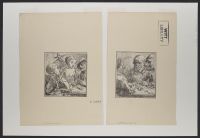 Three men and a woman at a table playing cards