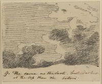 Cloud study (after Alexander Cozens' 'Engravings of Skies')