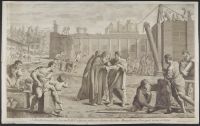 S. Bartholomaeus Ecclesiam B.M.V. edificari jubet, et columna decidens Monachiejus Dicipli jussu sistitur