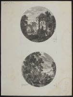 Landscape with trees and figures