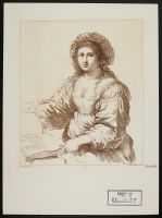 Portrait of a woman holding a book