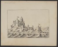 Castle overlooking the sea