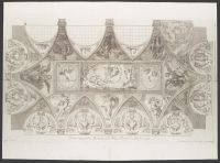 Allegory of Time: Plan of the ceiling decoration of the Palazzo Verospi, Rome