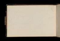 Page of a sketchbook - blank page (sketch erased)