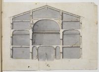 Section of a palace, perhaps the Palazzina Vaini, Rome